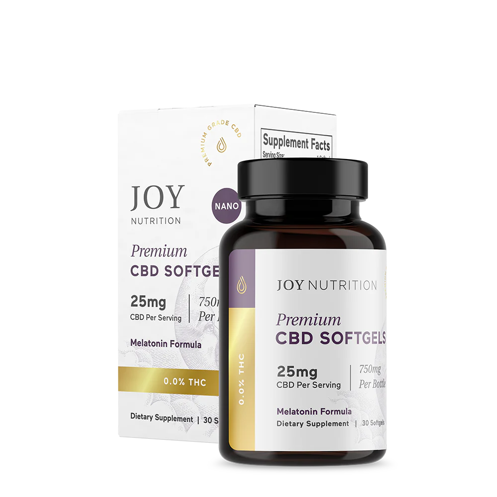Softgels with CBD and Melatonin for Sleep